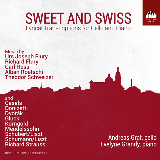 the album cover for Andreas Graf - Sweet & Swiss - Lyrical Transcriptions For Vc &