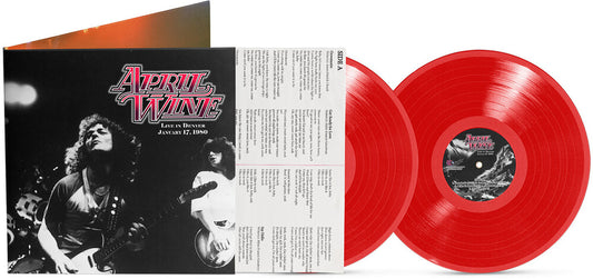 the album cover for April Wine - Live in Denver 1980 (red Vinyl/2lp)