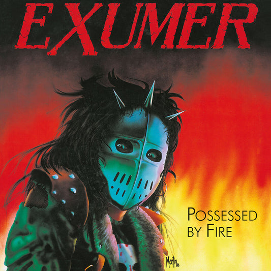 the album cover for Exumer - Possessed By Fire [Colored Vinyl] [Reissue] (Spla)