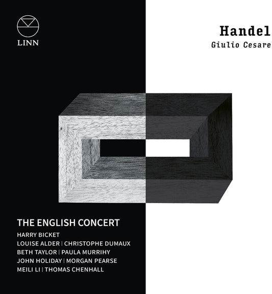 the album cover for English Concert - Handel: Giulio Cesare