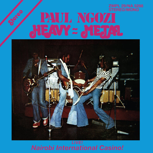 the album cover for Paul Ngozi - Heavy Equals Metal: Live Nairobi International