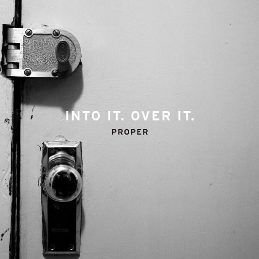 the album cover for Into It. Over It. - Proper [Colored Vinyl] (Aniv) [Reissue]