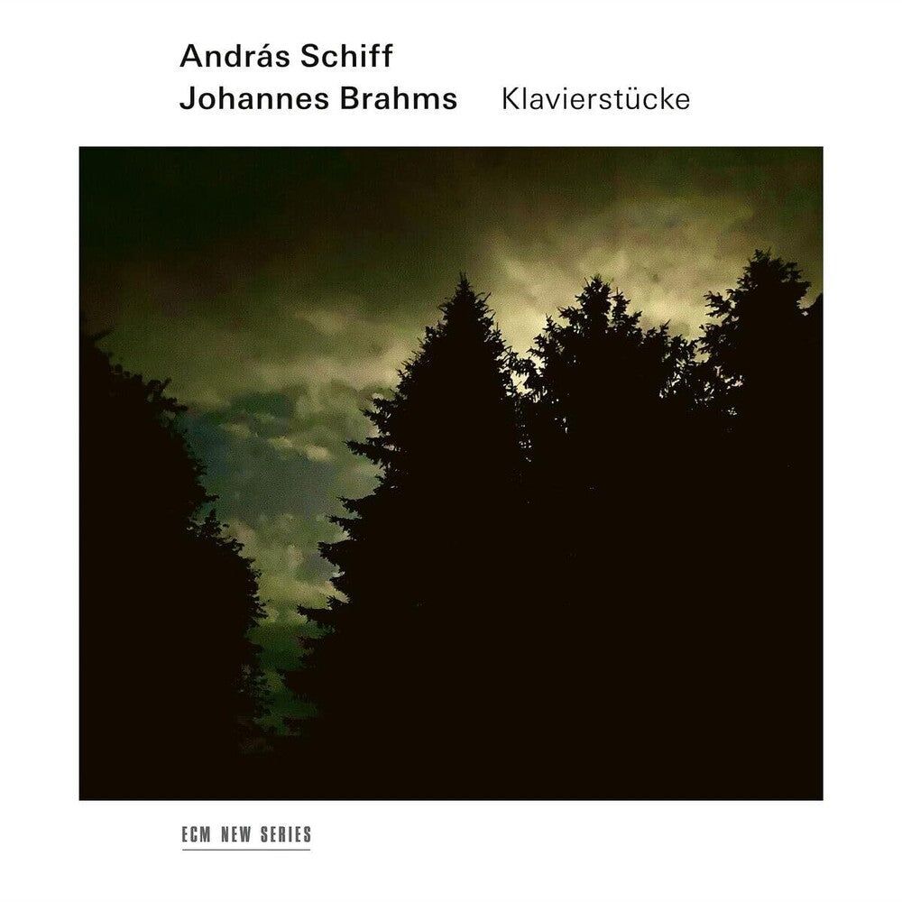 the album cover for Andras Schiff - Brahms: Klavierstucke
