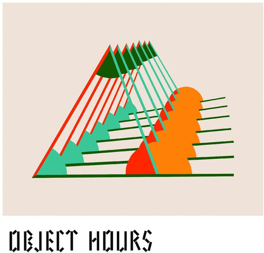 the album cover for Object Hours - Solved By Walking - Opaque Orange [Colored Vinyl] (Org)