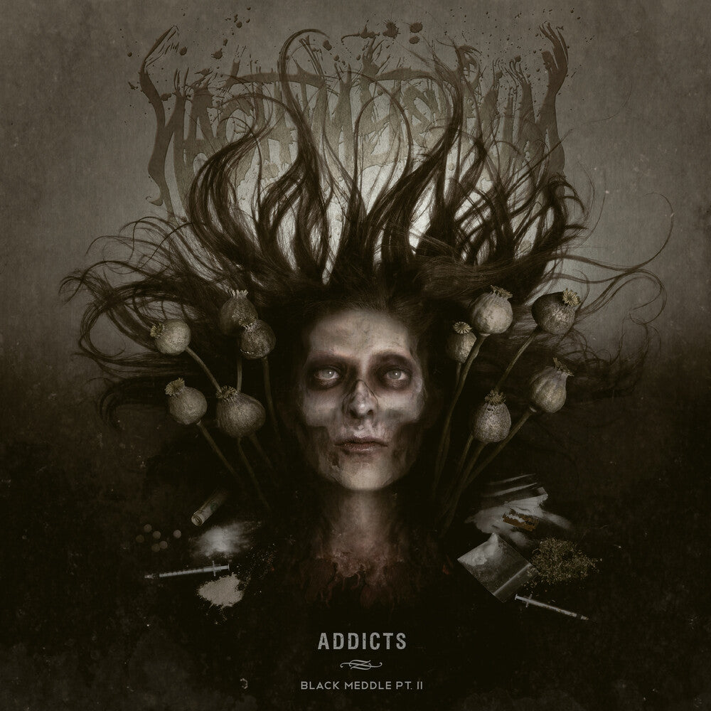 the album cover for Nachtmystium - Addicts - Black Meddle Pt. Ii [Colored Vinyl] (Gate) [Limited Edition]
