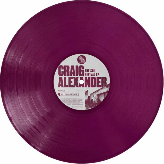 the album cover for Craig Alexander - Soul Revival [Colored Vinyl] (Purp)