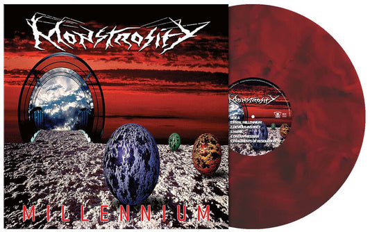 the album cover for Monstrosity - Millennium (Blk) [Colored Vinyl] (Red) (Mrb)