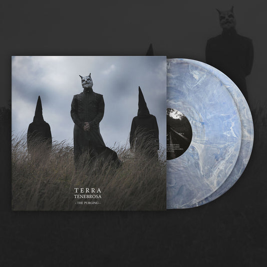 the album cover for Terra Tenebrosa - Purging (Blue) [Colored Vinyl] [Download Included] (Mrb)