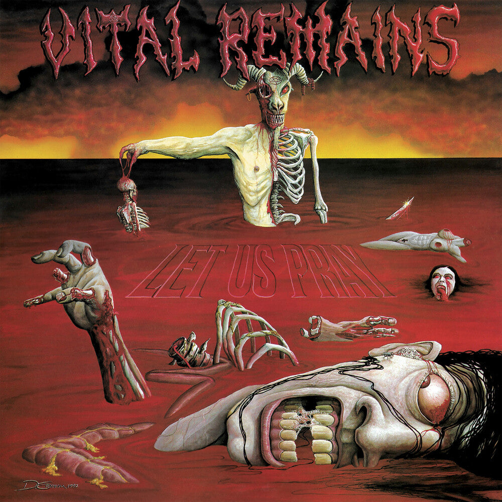 the album cover for Vital Remains - Let Us Pray
