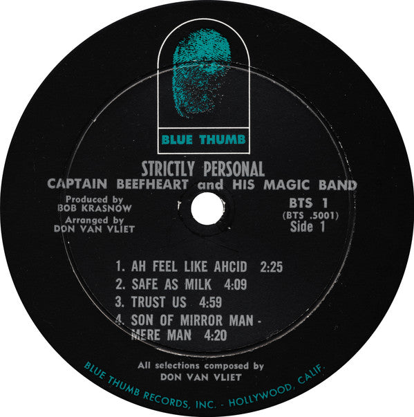 Captain Beefheart & His Magic Band* : Strictly Personal (LP, Album, Hol)