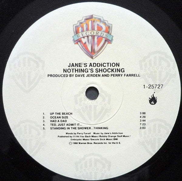 Jane's Addiction : Nothing's Shocking (LP, Album, SRC)