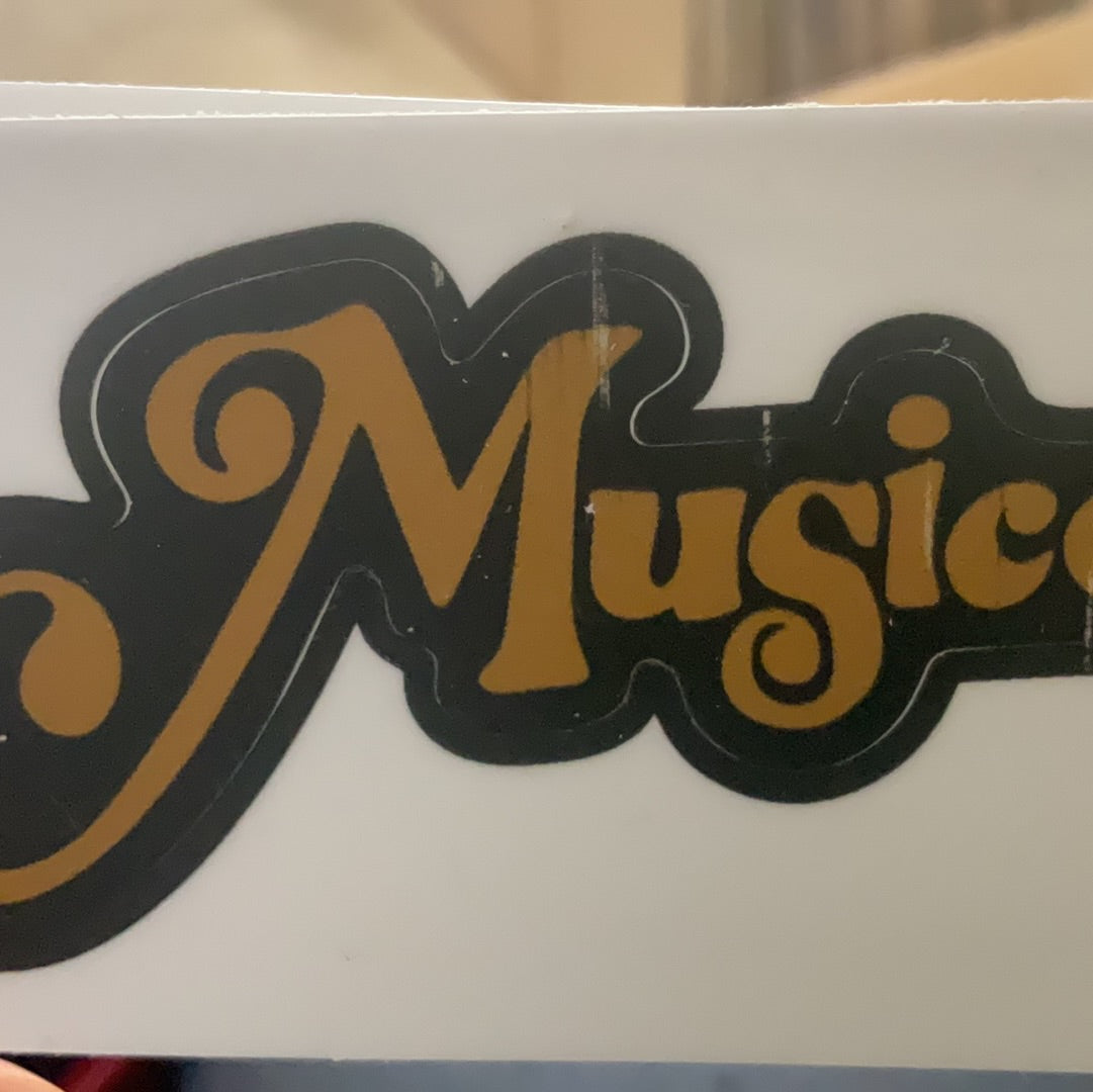 Musicology sticker - Lg