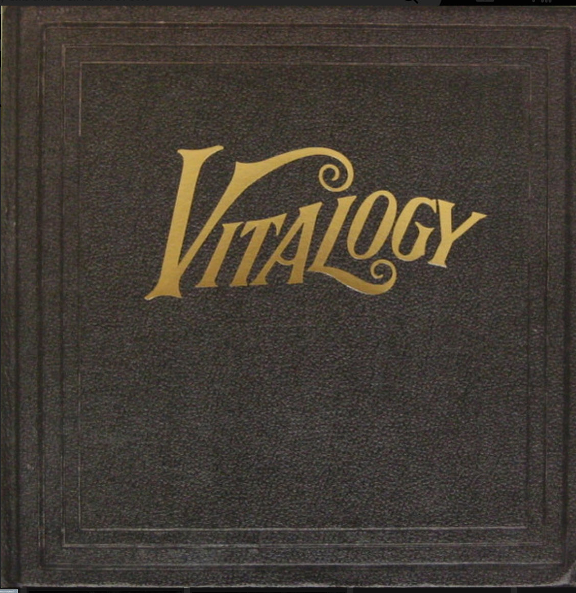 Pearl Jam Vitalogy Vinyl