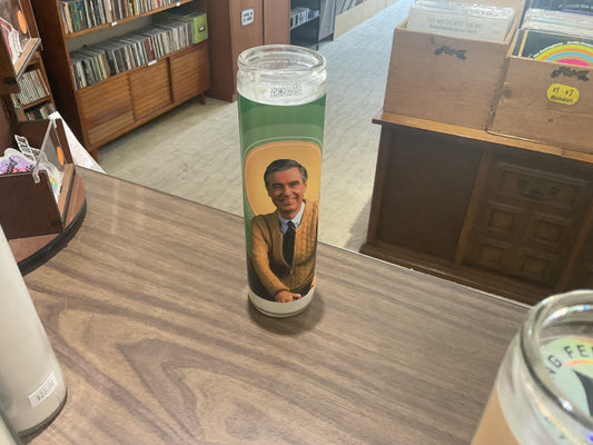 Mr Rogers Candle