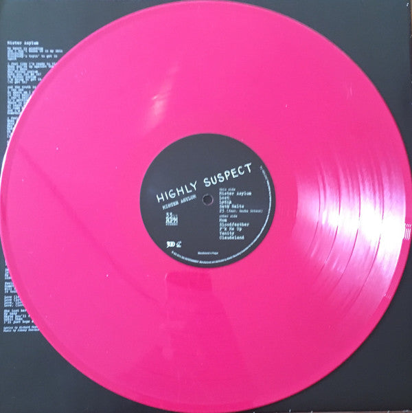 Highly Suspect : Mister Asylum (LP, Album, Pin)
