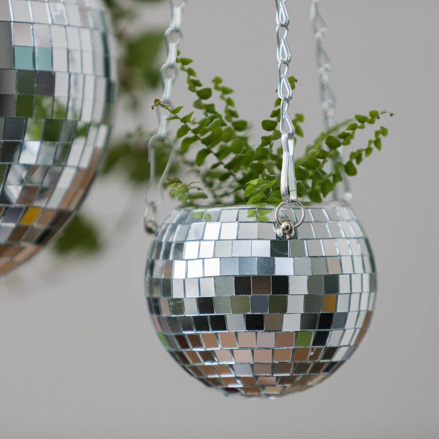 Disco Ball Hanging Planter (4 in)