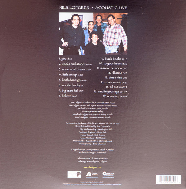 Nils Lofgren : Acoustic Live (2xLP, Album, Ltd, RM, 200)