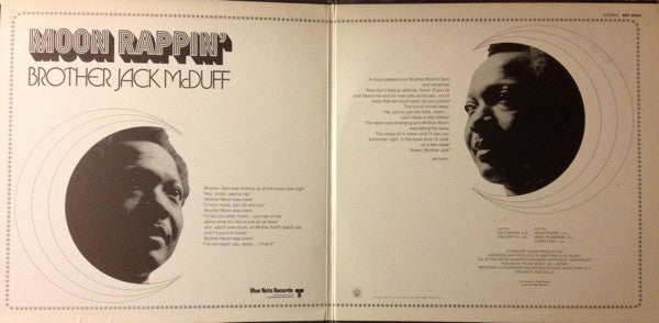 Brother Jack McDuff : Moon Rappin' (LP, Album, Blu)