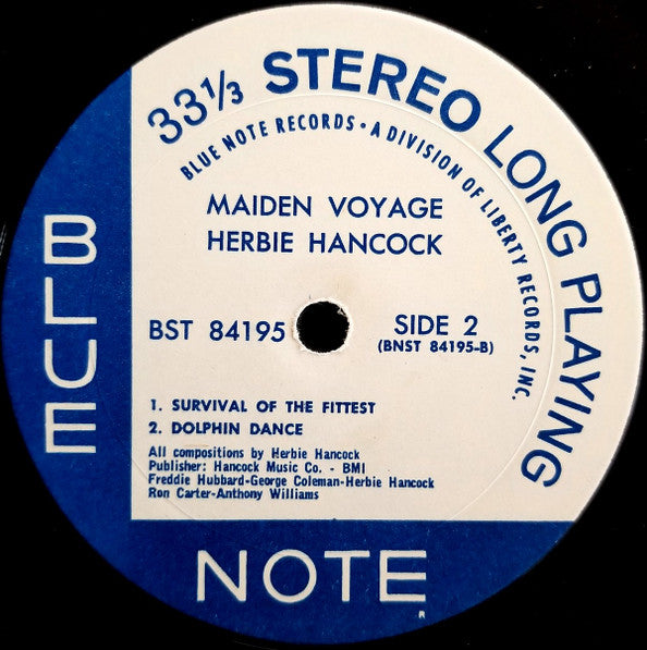 Herbie Hancock : Maiden Voyage (LP, Album, RE)