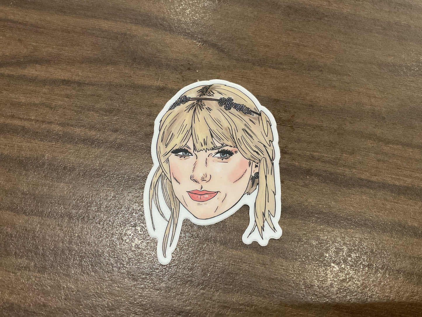 Taylor Swift flower crown sticker