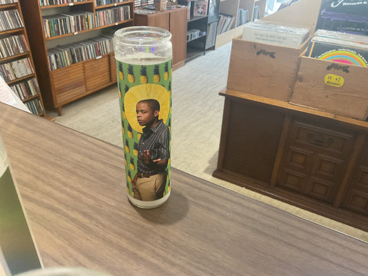 Pineapple and Character Candle