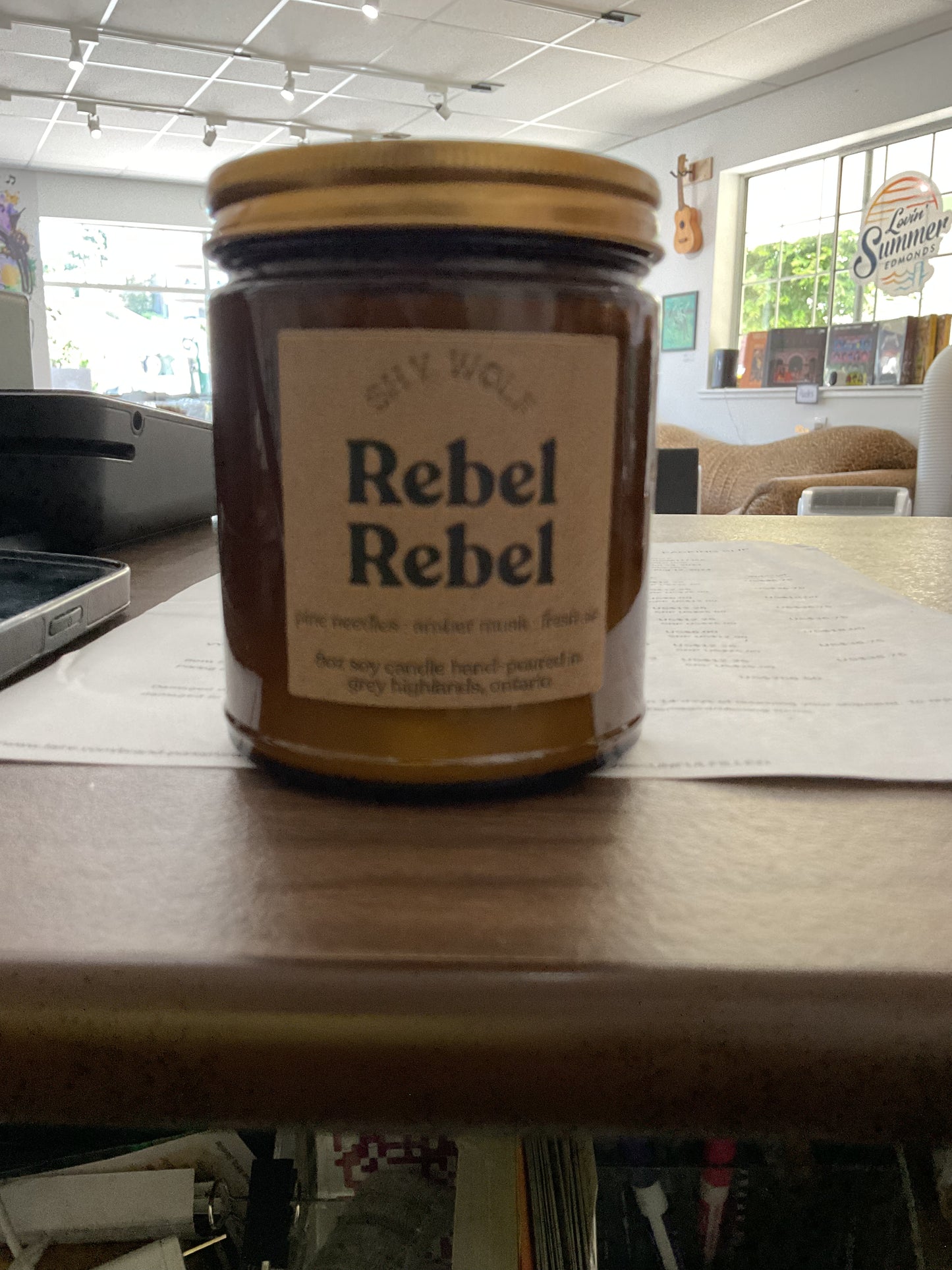 Rebel rebel candle