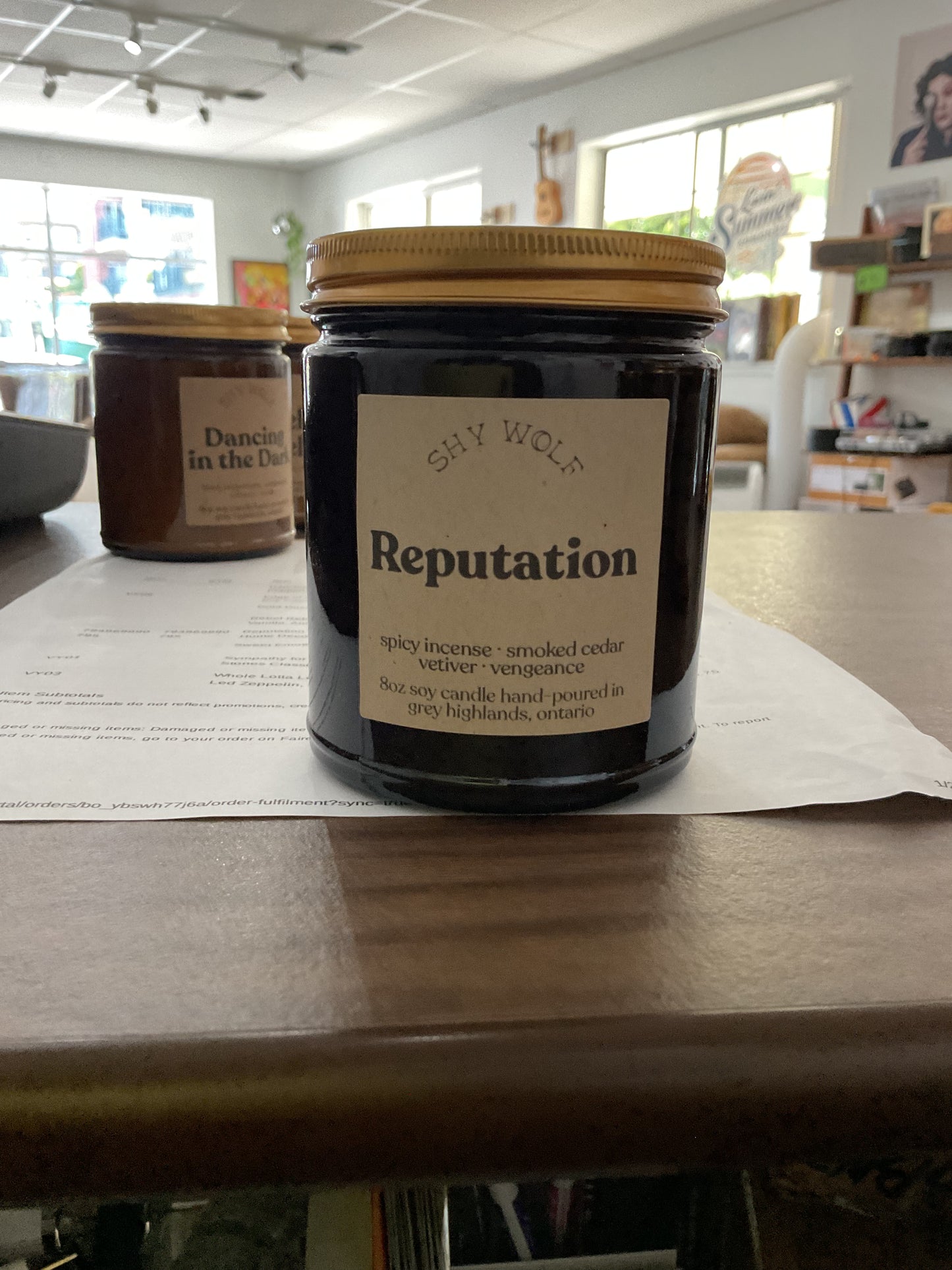 Reputation candle