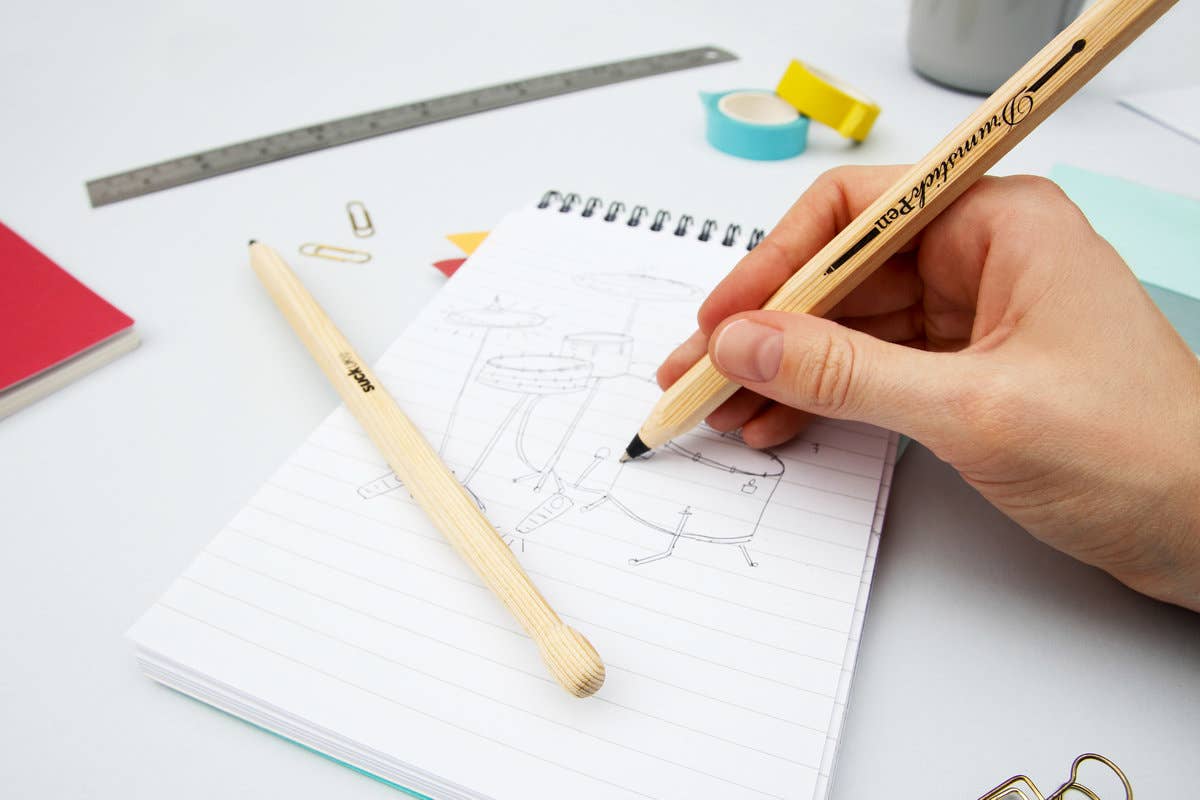 Drumstick Pens: Blue