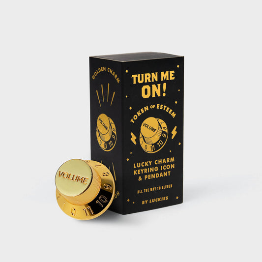 Turn Me On - Gold charm