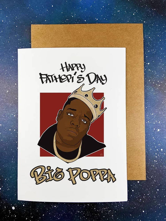 “Big Poppa” Notorious B.I.G. Father’s Day Greeting Card